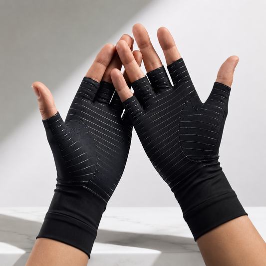 Flowzy Grip™ – כפפות לחץ ותמיכה לכף היד