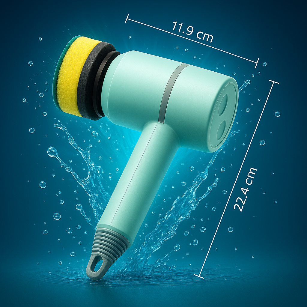 מברשת ניקוי חשמלית מקצועית