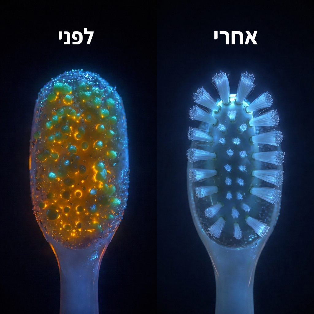 סטרליזציה חכמה למברשת השיניים - ™Flowzy