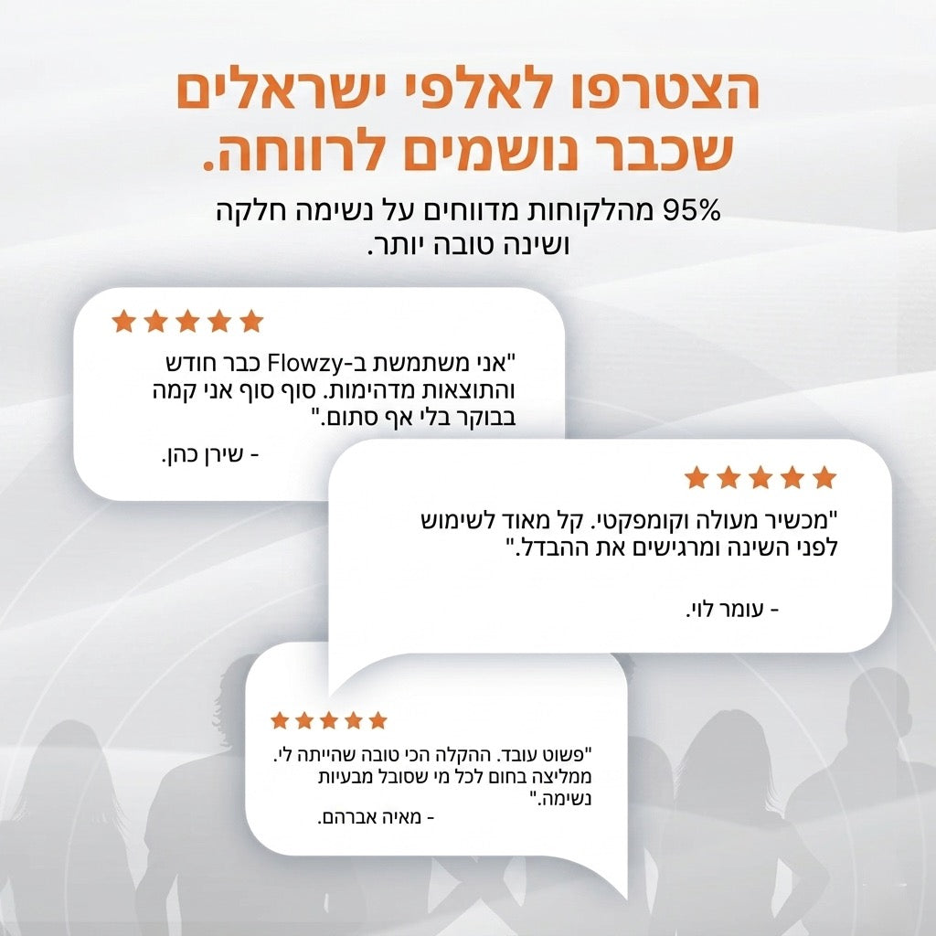 מכשיר אינפרא אדום חכם לאף - ™Flowzy
