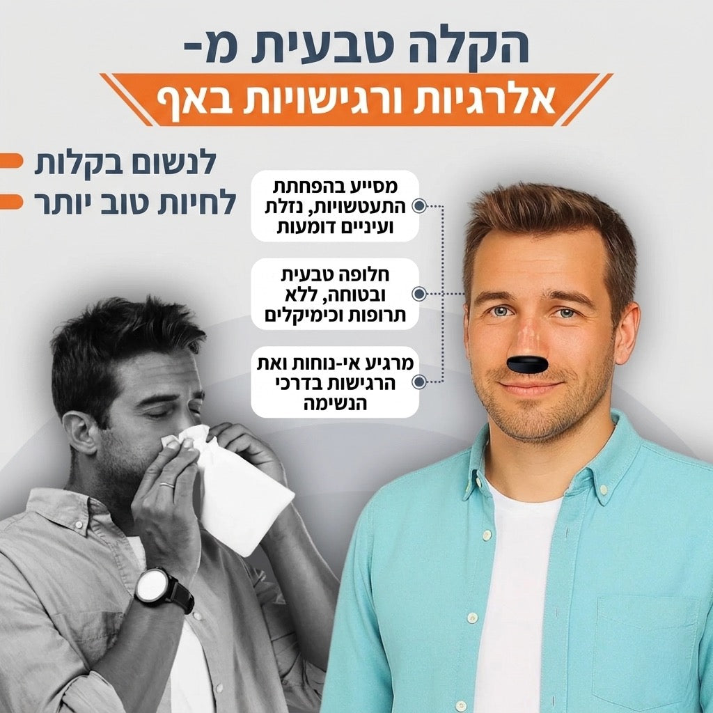 מכשיר אינפרא אדום חכם לאף - ™Flowzy