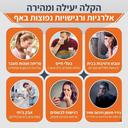 מכשיר אינפרא אדום חכם לאף - ™Flowzy